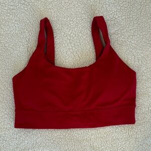 Red Sports Bra